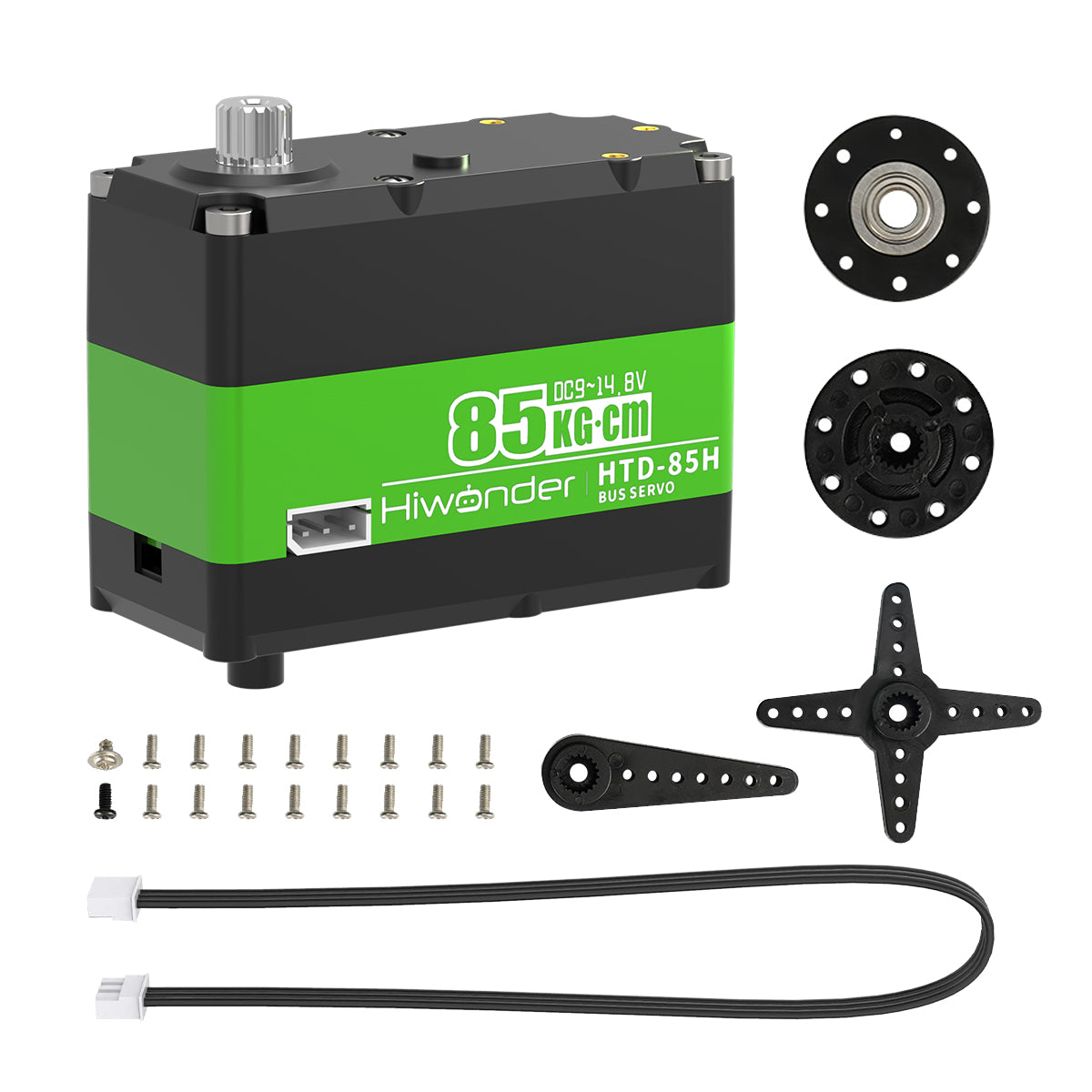 Hiwonder HTD-85H Intelligent Serial Bus Servo Stainless Steel Gear 85KG High Torque Hiwonder HTD-85H Intelligent Serial Bus Servo Stainless Steel Gear 85KG High Torque